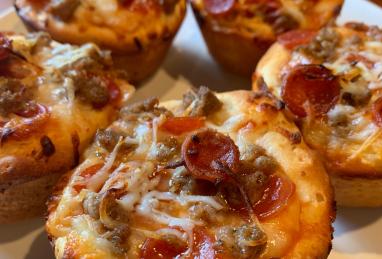 Easy Pepperoni Pizza Muffins Photo 1