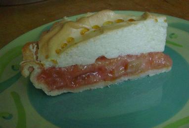 Dave's Rhubarb Custard Pie with Meringue Photo 1