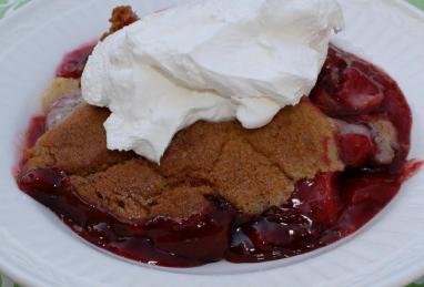 Rhubarb and Strawberry Cobbler Photo 1