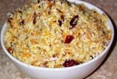 Couscous Pilaf with Almonds, Coconut, and Cranberries Photo 1