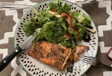 Air Fryer Salmon for One Photo 1