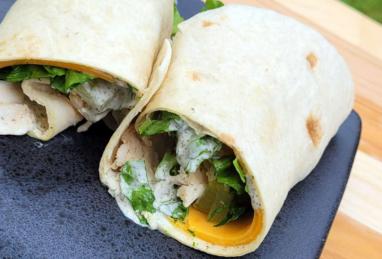 These Dill Ranch Chicken Wraps Are Easy to Make With Rotisserie Chicken Photo 1