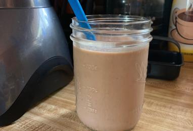 Cocoa, Banana, and Peanut Butter Smoothie Photo 1