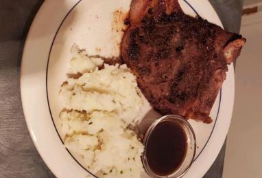 T-Bone Steaks With Red Wine Sauce Photo 1
