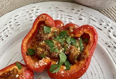 Bolognese Stuffed Bell Peppers Photo 1
