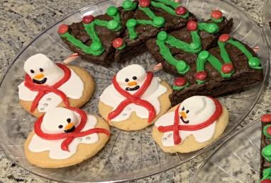 Melted Snowman Cookies Photo 1