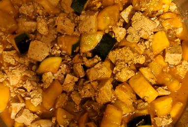 Yellow Squash and Tofu Stir Fry Photo 1