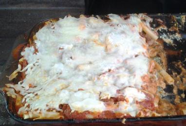 Baked Ziti with Spinach and Meat Photo 1