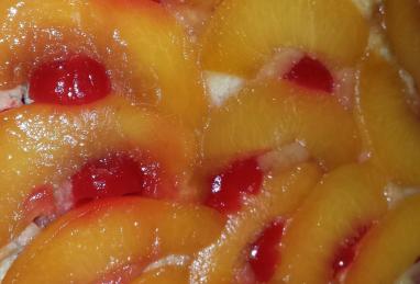 Peach Amaretto Upside-Down Cake Photo 1