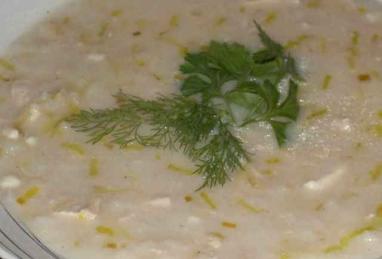 English Chicken Soup with Cheese Photo 1