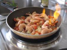 “Flambe” Shrimps in the Cream Sauce Photo 5