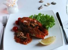 Salmon in the Tomato Sauce with Shrimps and Mussels Photo 8
