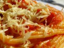 Spaghetti Under the Marinara Sauce Photo 9