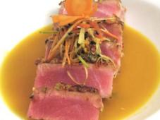 Carrot and Wasabi Crusted Yellowfin Tuna Photo 9