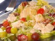Healthy Chicken Salad Recipe with Orange and Grapes Photo 6