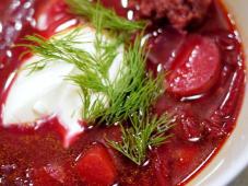 Ukrainian Red Borscht Soup Photo 8
