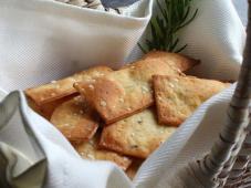 Crispy Rosemary Sea Salt Flatbread Crackers Photo 7