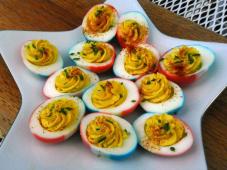 Red, White and Blue Deviled Eggs Photo 6