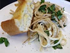 Chicken Alfredo with Fettuccini Noodles Photo 4