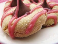 Raspberry Almond Kiss Cookies Photo 5