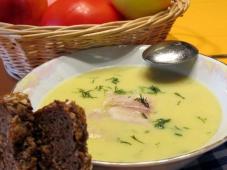 Potato Cream Soup with Horseradish and Smoked Trout Photo 6