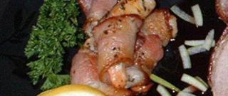 Bourbon Shrimps in a Bacon Blanket Photo