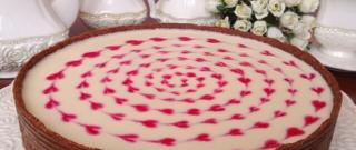 A Cheesecake with Marshmallow Cream without Baking Photo