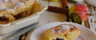 Cottage Cheese Cake with Apples and Prunes Photo