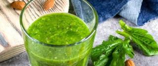 Healthy Green Smoothies with Kiwi and Spinach Photo