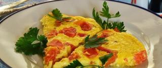 Healthy Omelette  with Vegetables Photo