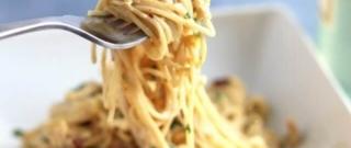 Spaghetti with Chicken Breast Photo