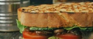 Vegetarian Sandwich with Guacamole Photo