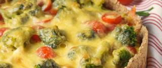Healthy Quiche with Chicken and Vegetables Photo