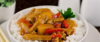 Chinese Style Pork in Sweet and Sour Sauce Photo