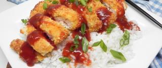 Air Fryer Chicken Katsu with Homemade Katsu Sauce Photo