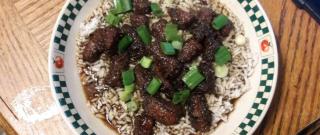 Mongolian Beef and Spring Onions Photo
