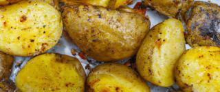 Grilled Garlic Potato Wedges Photo