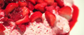 Strawberry Malted Milk Meringues Photo
