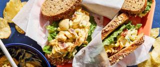 Air Fryer Loaded Egg Salad Sandwiches Photo