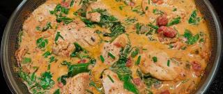 One-Pan Creamy Chicken and Spinach Photo