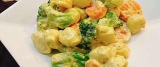 Creamy Gnocchi with Vegetables Photo