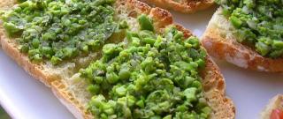 Bruschetta with Peas and Mint Photo