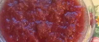 Slow-Cooker Apple Raspberry Sauce Photo
