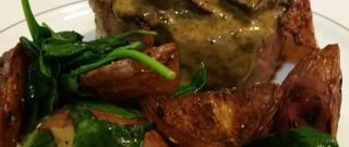 Crab-Stuffed Filet Mignon with Whiskey Peppercorn Sauce Photo
