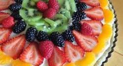 Beautiful Summer Fruit Tart Photo