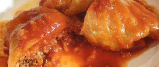 Stuffed Cabbage Rolls with Tomato Sauce Photo