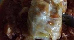 Sweet and Sour Stuffed Cabbage Photo