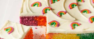 Rainbow Sheet Cake Photo