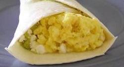 Easy Egg and Avocado Breakfast Burrito Photo
