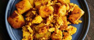 Spicy Potatoes and Scrambled Eggs Photo